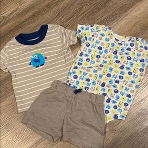 Kidgets 3-piece short set